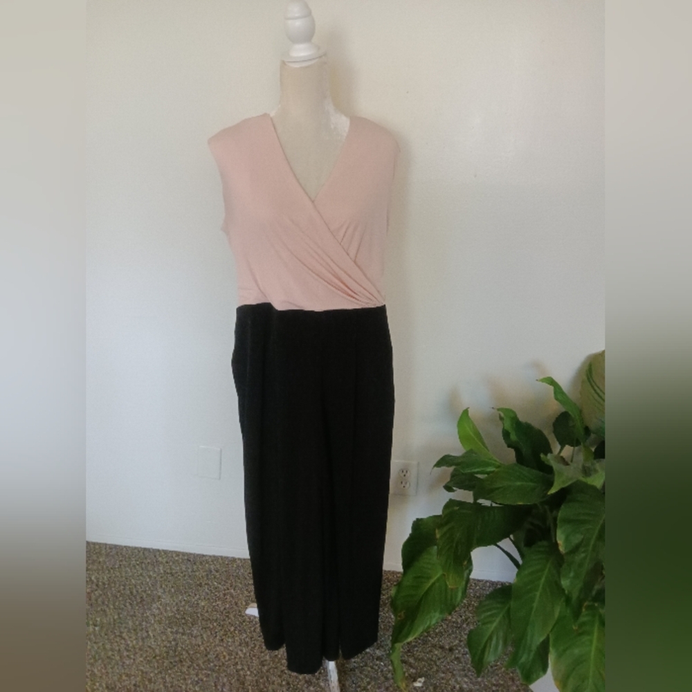Two tone Formal jumpsuit
